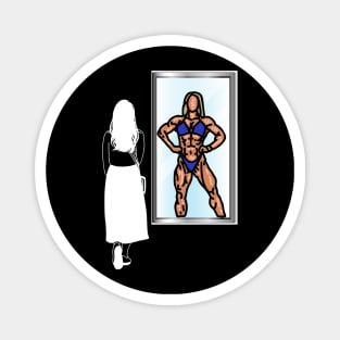 Becoming A Bodybuilder (Female Edition) Magnet